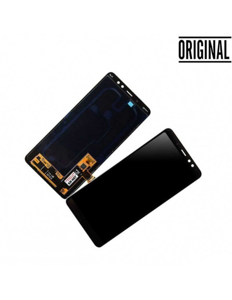 Pantalla para Samsung A8 Plus /A730 Negra (Original Service Pack)