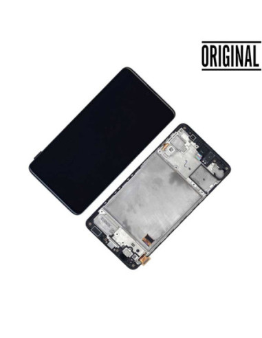 Pantalla para Samsung M31s (M317) Con Marco (Original Service Pack)
