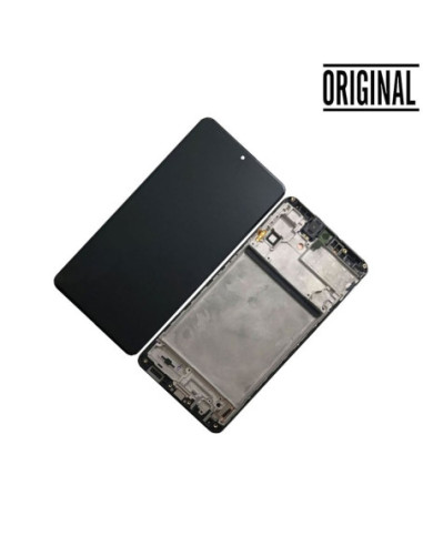 Pantalla para Samsung M51 /M515 con Marco (Original Service Pack)