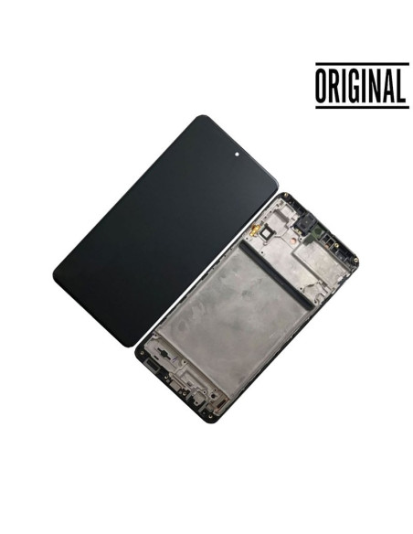 Pantalla para Samsung M51 /M515 con Marco (Original Service Pack)