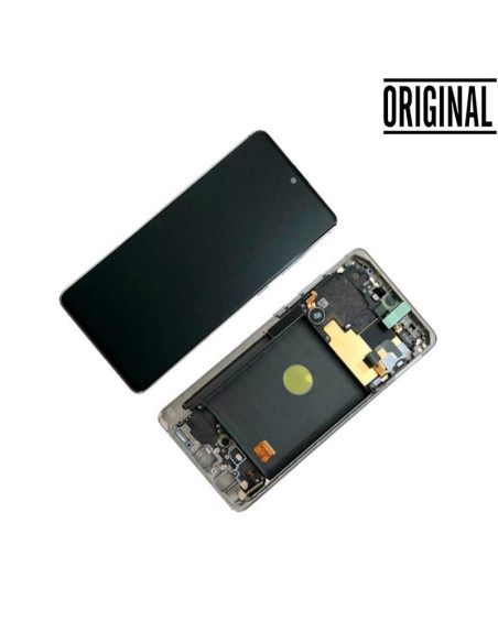 Pantalla para Samsung Note 10 Lite /N770 Plata/Blanca (Original Service Pack)
