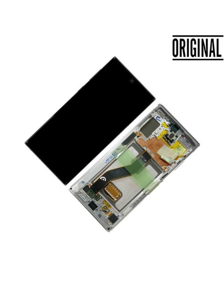 Pantalla para Samsung Note 10 Plus /N975 Plata/Blanca (Original Service Pack)