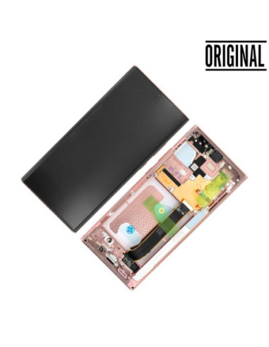 Pantalla para Samsung Note 20 Ultra 4G /5G (N985/N986) Plata/Blanca (Original Service Pack)