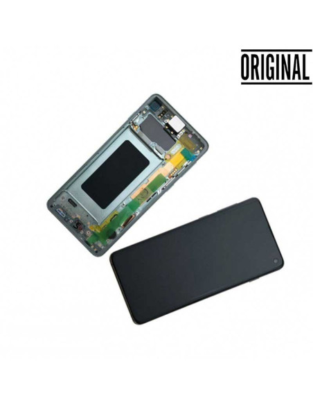 Pantalla para Samsung S10 /G973 Verde (Original Service Pack)
