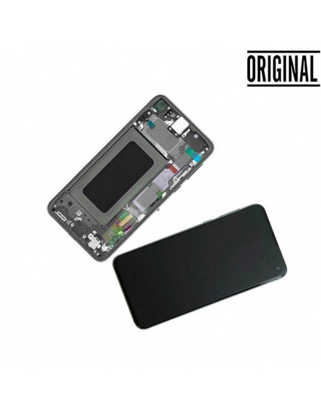 Pantalla para Samsung S10E /G970 Plata/Blanca (Original Service Pack)