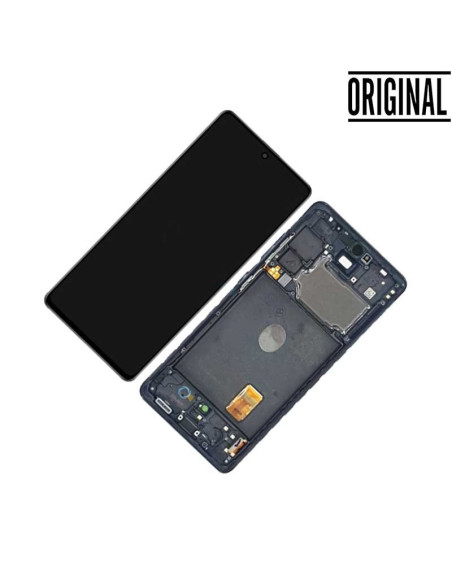 Pantalla para Samsung S20 FE 4G/5G (G780/G781) Azul Oscuro/Negra (Original Service Pack)