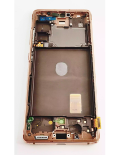 Pantalla para Samsung S20 FE 4G/5G (G780/G781) Naranja (Original Service Pack) 2