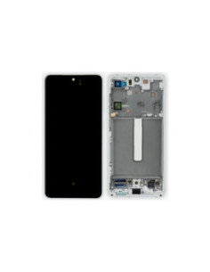 Pantalla para Samsung S21 FE /G990 Plata/Blanca (Original Service Pack) 2