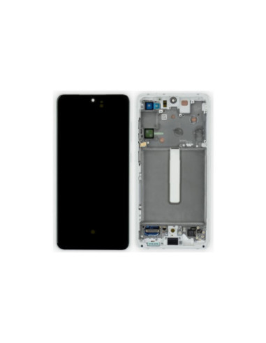 Pantalla para Samsung S21 FE /G990 Plata/Blanca (Original Service Pack)