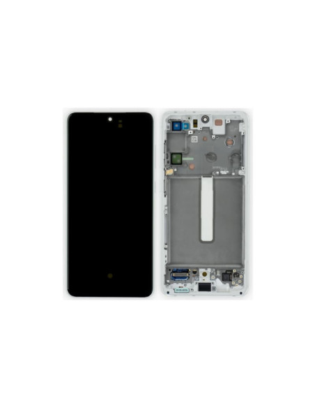 Pantalla para Samsung S21 FE /G990 Plata/Blanca (Original Service Pack)