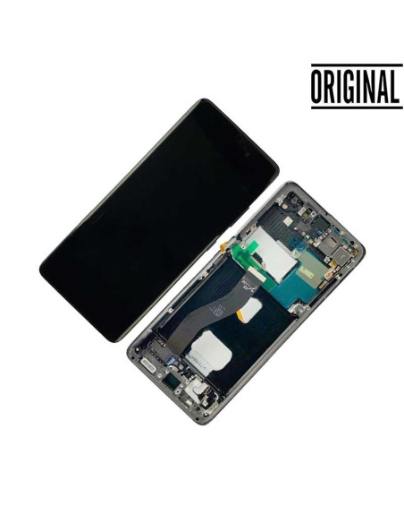 Pantalla para Samsung S21 Ultra 5G /G998 Blanca/Plata (Original Service Pack)