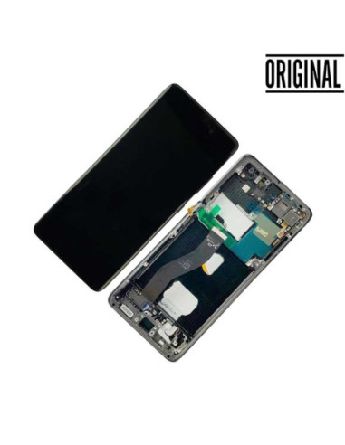 Pantalla para Samsung S21 Ultra 5G /G998 Negra (Original Service Pack)