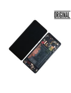 Pantalla para Huawei P30 Pro (2019) Con Marco Negro Original Servicepack 2