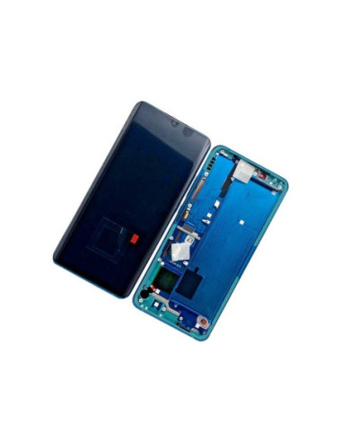 Pantalla para Xiaomi Mi Note 10 /Note 10 Pro /Note 10 Lite con Marco Azul (Original Service Pack)