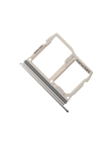 Bandeja SIM/SD para LG Q6 M700 Blanca