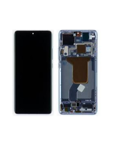 Pantalla para Xiaomi Mi 12X con Marco Azul (Original Service Pack)