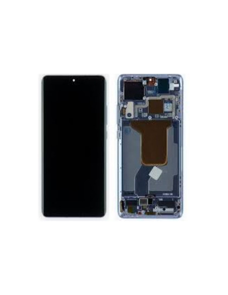 Pantalla para Xiaomi Mi 12X con Marco Azul (Original Service Pack)