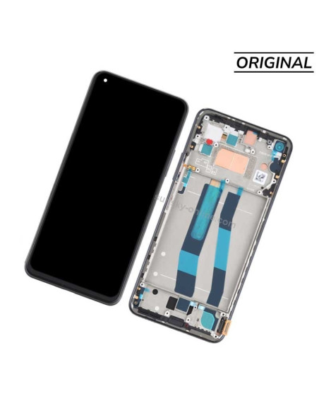 Pantalla para Xiaomi Mi 11 Lite 4G/5G / Mi 11 LITE 5G NE Con Marco Plata (Original Service Pack)