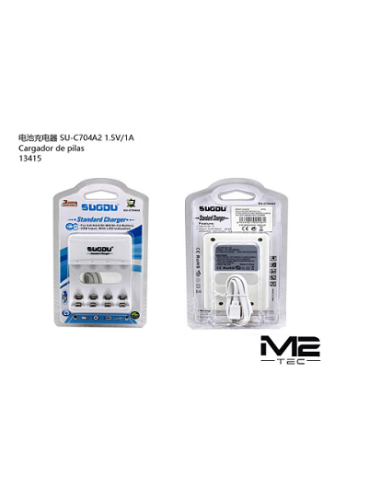 Cargador de bateria SU-C704A2 1,5V/1A