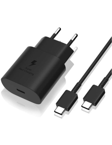 Accesorio Premium / Cargador Rapido USB-C TIPO-C 25W para Samsung  PREMIUM