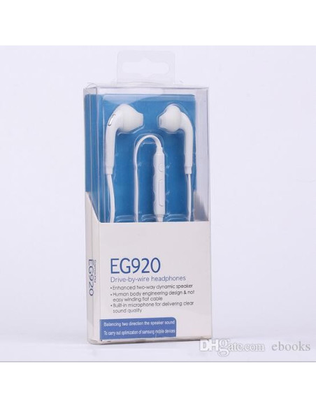 Auricular con microfono BLANCO EG920