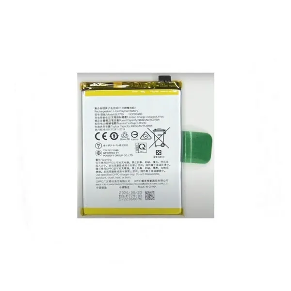 Bateria BLP779 para Oppo Reno 4 Z 5G, CPH2065 / Oppo Reno 4 Lite, CPH2125 / Oppo A93, CPH2121 / Oppo A92s