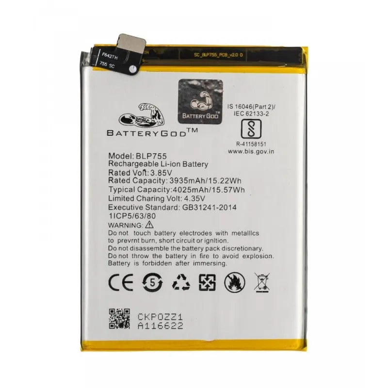Bateria Para OPPO Find X2 Lite (BLP755/ Reno3/ Reno3 Pro/ Find X2 Neo 5G)