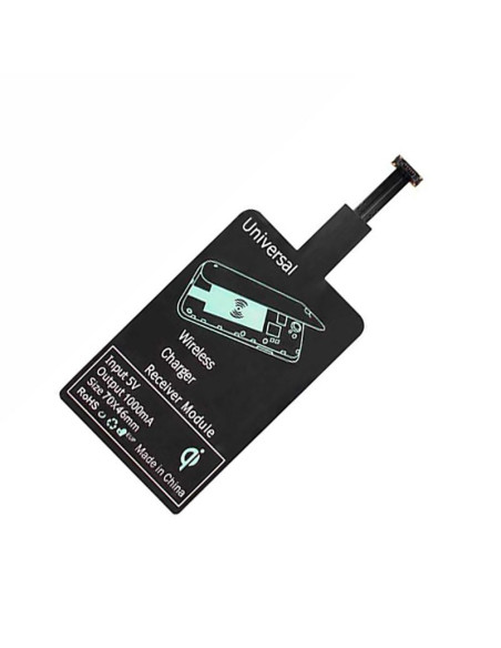Cargador inalambrico Universal QI modulo  receptor  para Micro-USB movil