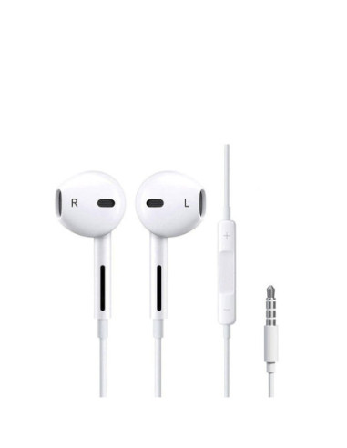 Auriculares estereo con Aislamiento de Ruido para iPhone Blanco