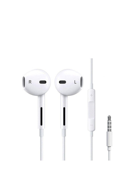 Auriculares estereo con Aislamiento de Ruido para iPhone Blanco