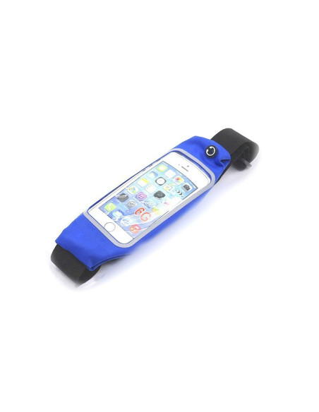 Cinturon deportivo impermeable para telefono s de 5.5" Azul