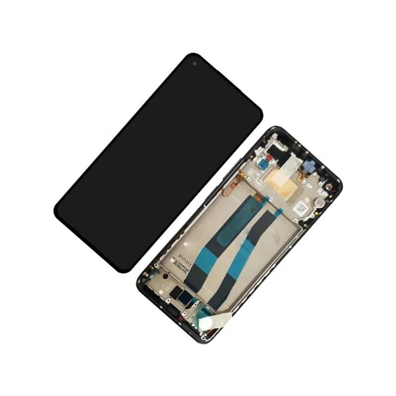 Pantalla para Xiaomi Mi 11 Lite 4G con Marco Azul (Original Service Pack)