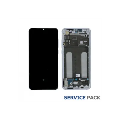 Pantalla para Xiaomi Mi 9 Lite con Marco Azul (Original Service Pack)