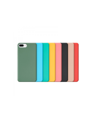 FUNDA SILICONA PARA IPHONE 7/8 Amarillo(Premium)