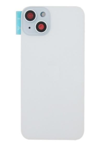 Tapa trasera  para  iPhone 15 Plus Con Lente de Camara Azul+Magsafe