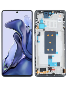 Pantalla para Mi Mi 11T/11T Pro Con Marco Negro (OEM Origianl) 2