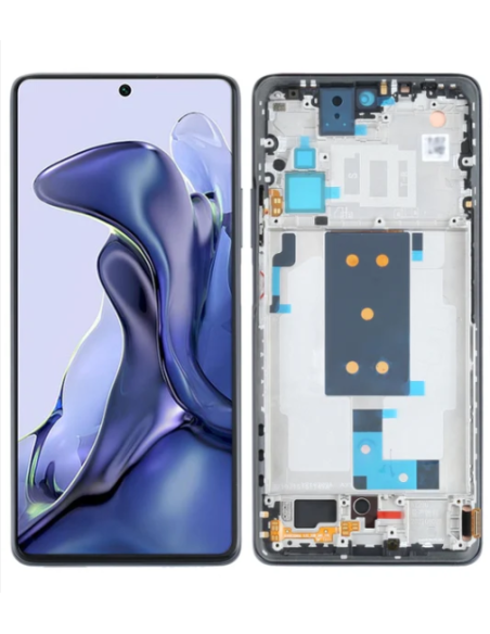 Pantalla para Mi Mi 11T/11T Pro Con Marco Negro (OEM Origianl)