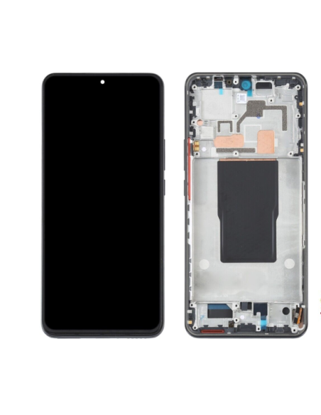 Pantalla para Mi Mi 12T/12T Pro Con Marco Plata (OEM Original)