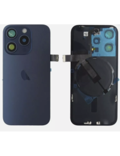 Tapa trasera para  iPhone 15 Pro Con Lente de Camara Azul+Magsafe