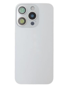 Tapa trasera  para  iPhone 15 Pro  Con Lente de Camara Blanco+Magsafe