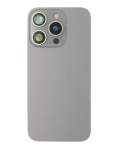Tapa trasera  para  iPhone 15 Pro  Con Lente de Camara Gris+Magsafe ORIGINAL