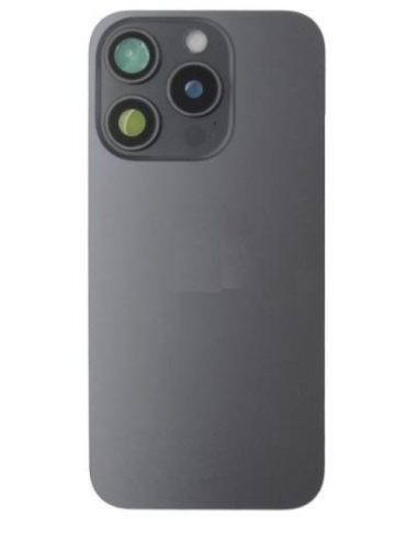 Tapa trasera  para  iPhone 15 Pro  Con Lente de Camara Negro+Magsafe