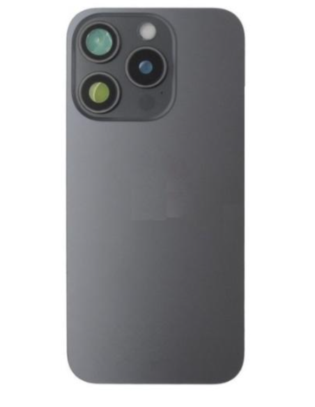 Tapa trasera  para  iPhone 15 Pro  Con Lente de Camara Negro+Magsafe
