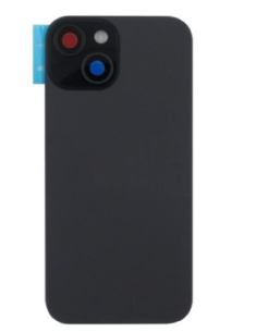 Tapa trasera  para  iPhone 15  Con Lente de Camara Negro+Magsafe