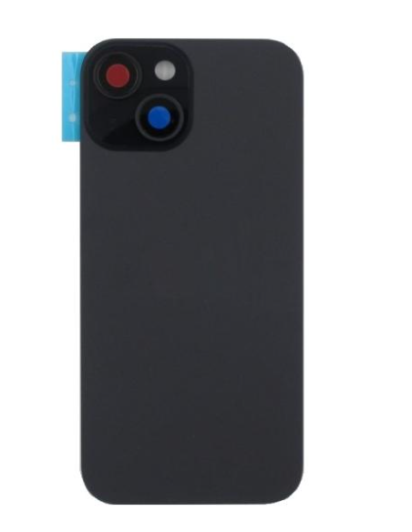 Tapa trasera  para  iPhone 15  Con Lente de Camara Negro+Magsafe