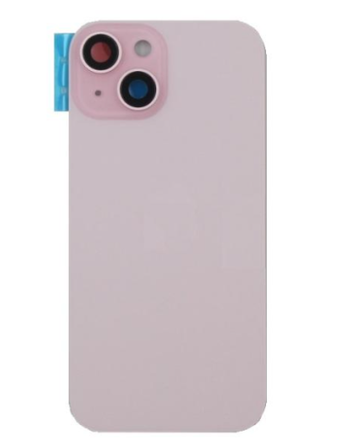 Tapa trasera  para  iPhone 15  Con Lente de Camara Rosa+Magsafe