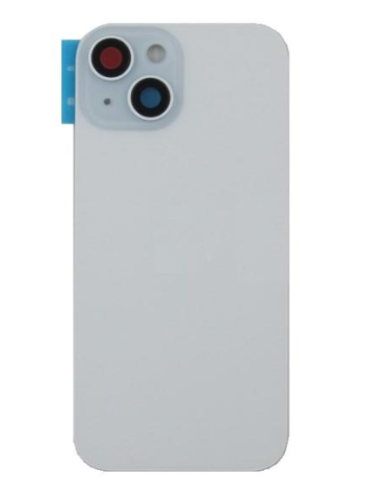 Tapa trasera para  iPhone 15 Con Lente de Camara Azul+Magsafe