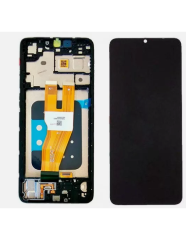 Pantalla para Samsung A055(A05 2023) 5G Con Marco Negro (Original Service Pack)