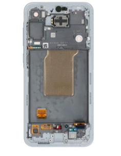 Pantalla para Samsung A35 5G (A356) Con Marco Azul (Original Servicepack) (Assembled)