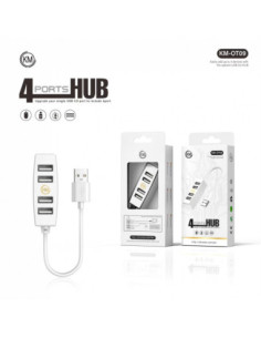 ADAPTADOR HUB 4-USB [KM-OT09] 2